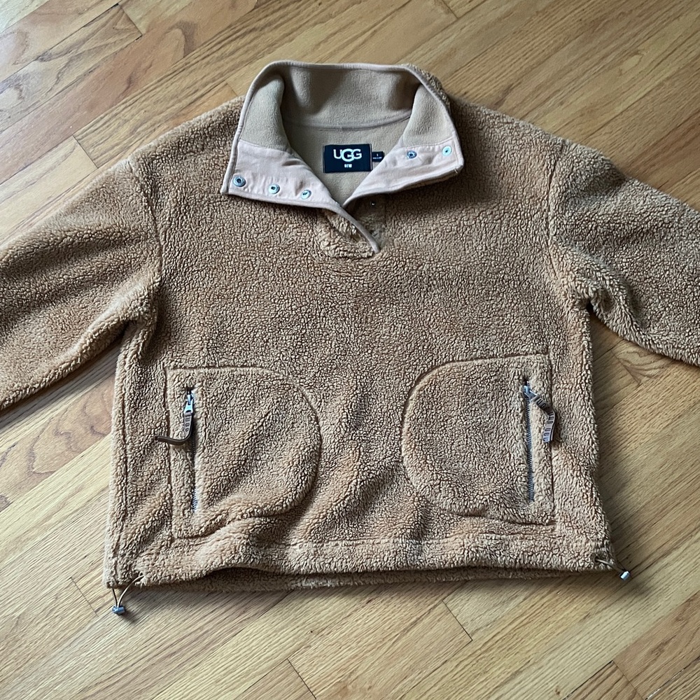 Ugg Atwell Sherpa Half Snap Pullover